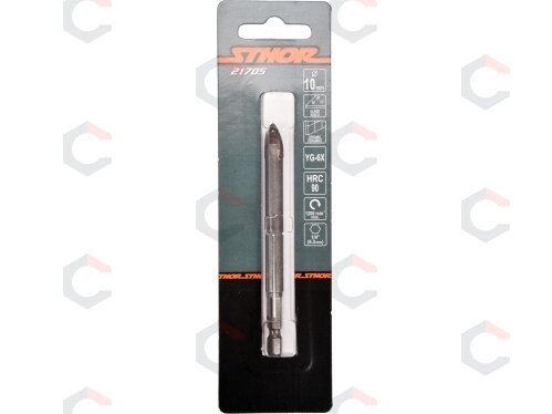 Grąžtas stiklui ir keramikai | 6.3 mm (1/4") galu | 10 mm (21705) 2 Grąžtas stiklui ir keramikai | 6.3 mm (1/4") galu | 10 mm (21705) 2