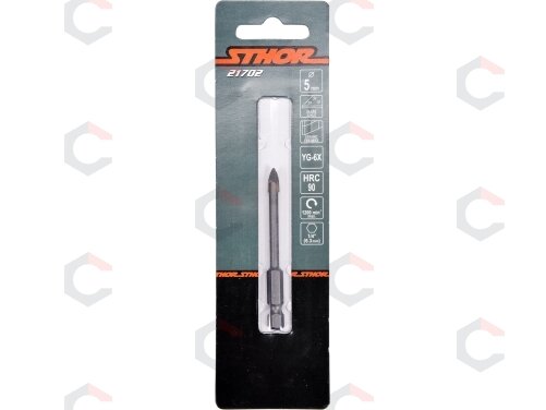 Grąžtas stiklui ir keramikai | 6.3 mm (1/4") galu | 5 mm (21702) 2