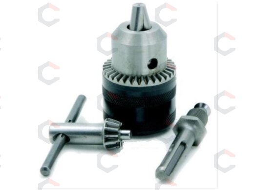 Grąžto griebtuvas su raktu, 1,5-13mm, 1/2"-20UNF ir SDS adapteriu (SK9937V) 2 Grąžto griebtuvas su raktu, 1,5-13mm, 1/2"-20UNF ir SDS adapteriu (SK9937V) 2