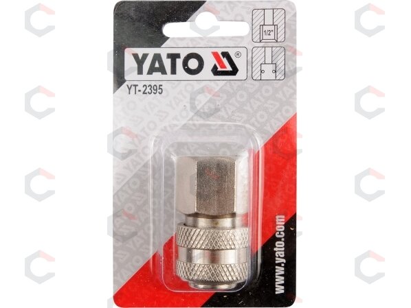 Greita jungtis 1/2" vidinis sriegis (lizdas) (YT-2395) 1