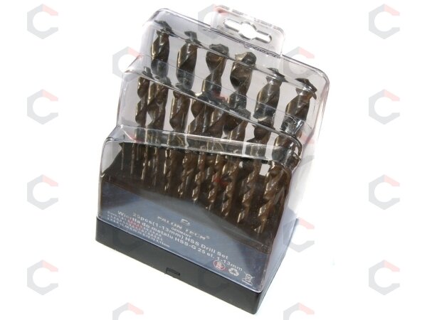 Grąžtų metalui rinkinys HSS | 1-13 mm | 25 vnt. (SK38215) 1 Grąžtų metalui rinkinys HSS | 1-13 mm | 25 vnt. (SK38215) 1