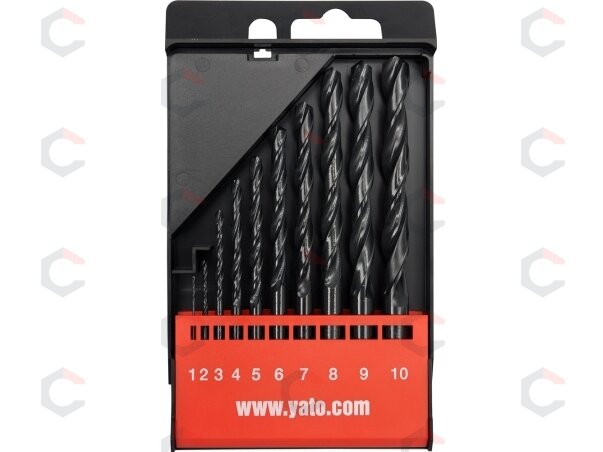 Grąžtų metalui rinkinys | HSS DIN 338 | 1-10 mm | 10 vnt. (YT-4461) Grąžtų metalui rinkinys | HSS DIN 338 | 1-10 mm | 10 vnt. (YT-4461)