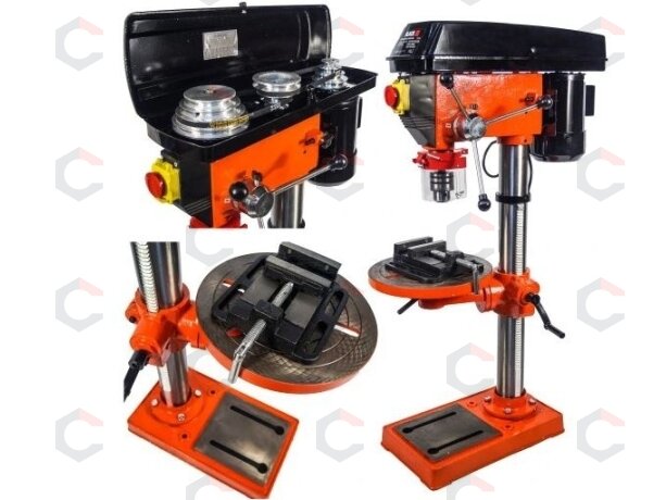 Gręžimo staklės | 2750W 16 mm + spaustuvai (SK12234) 4 Gręžimo staklės | 2750W 16 mm + spaustuvai (SK12234) 4