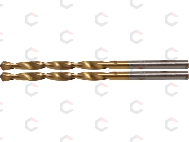 Grąžtai metalui | HSS-G | titano nitridas | 3,0 mm | 2 vnt. (2040-3)