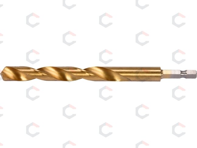 Grąžtas metalui su Hex 6.3 mm (1/4") galu HSS-TiN | 11.0 mm (YT-44773) Grąžtas metalui su Hex 6.3 mm (1/4") galu HSS-TiN | 11.0 mm (YT-44773)