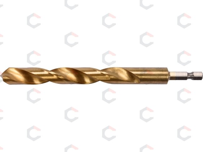 Grąžtas metalui su Hex 6.3 mm (1/4") galu HSS-TiN | 13.0 mm (YT-44776)