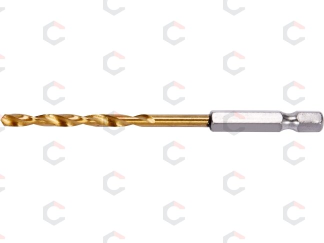 Grąžtas metalui su Hex 6.3 mm (1/4") galu HSS-TiN | 7.5 mm (YT-44767) Grąžtas metalui su Hex 6.3 mm (1/4") galu HSS-TiN | 7.5 mm (YT-44767)