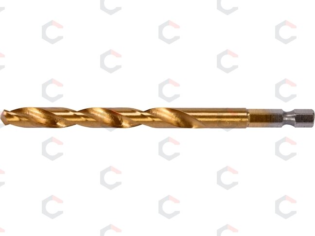 Grąžtas metalui su Hex 6.3 mm (1/4") galu HSS-TiN | 8.5 mm (YT-44769) Grąžtas metalui su Hex 6.3 mm (1/4") galu HSS-TiN | 8.5 mm (YT-44769)