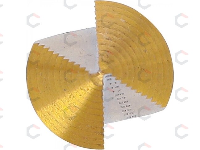 Grąžtas pakopinis | titano nitridas | Ø 6 - 38 mm (74431B) 1 Grąžtas pakopinis | titano nitridas | Ø 6 - 38 mm (74431B) 1