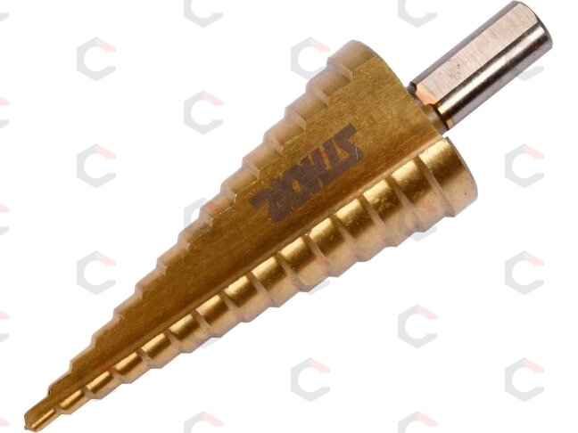Grąžtas skylės (pa)platinimui pakopinis | 4-32 mm (22612) 1 Grąžtas skylės (pa)platinimui pakopinis | 4-32 mm (22612) 1