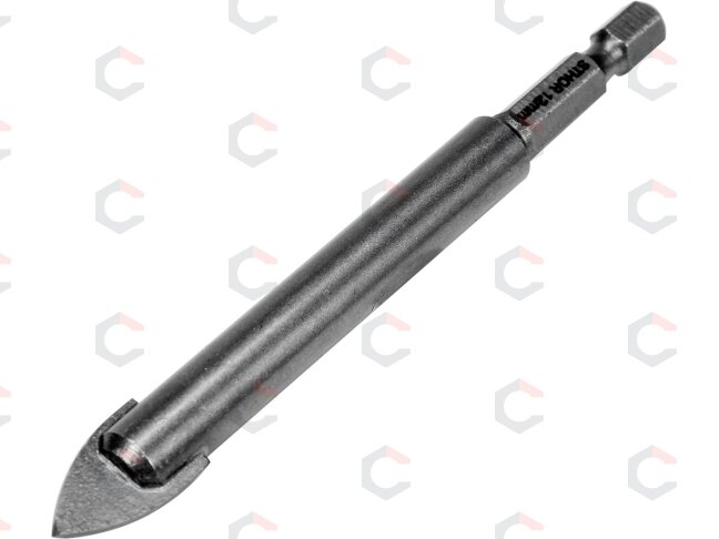 Grąžtas stiklui ir keramikai | 6.3 mm (1/4") galu | 12 mm (21706) 1 Grąžtas stiklui ir keramikai | 6.3 mm (1/4") galu | 12 mm (21706) 1