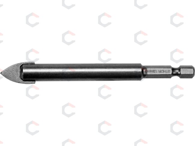 Grąžtas stiklui ir keramikai | 6.3 mm (1/4") galu | 12 mm (21706) Grąžtas stiklui ir keramikai | 6.3 mm (1/4") galu | 12 mm (21706)