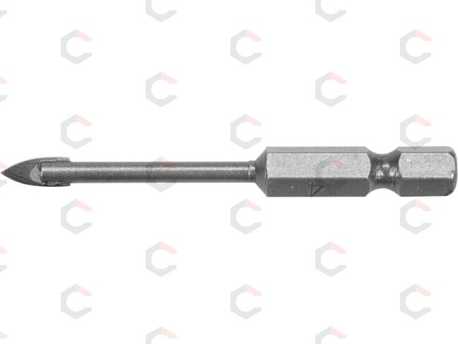 Grąžtas stiklui ir keramikai | 6.3 mm (1/4") galu | 3 mm (21700) Grąžtas stiklui ir keramikai | 6.3 mm (1/4") galu | 3 mm (21700)