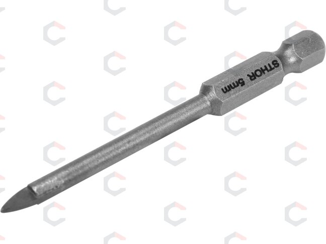 Grąžtas stiklui ir keramikai | 6.3 mm (1/4") galu | 5 mm (21702) 1
