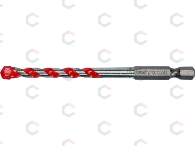 Grąžtas universalus su Hex 6.3 mm (1/4") galu | 7.0 mm (YT-44784) 1 Grąžtas universalus su Hex 6.3 mm (1/4") galu | 7.0 mm (YT-44784) 1