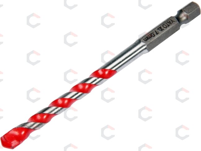 Grąžtas universalus su Hex 6.3 mm (1/4") galu | 7.0 mm (YT-44784) Grąžtas universalus su Hex 6.3 mm (1/4") galu | 7.0 mm (YT-44784)