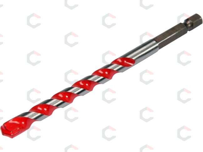 Grąžtas universalus su Hex 6.3 mm (1/4") galu | 8.0 mm (YT-44785)