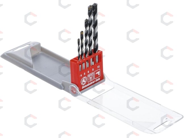 Grąžtų betonui rinkinys | 4-10 mm | 5 vnt. (50816) 1 Grąžtų betonui rinkinys | 4-10 mm | 5 vnt. (50816) 1