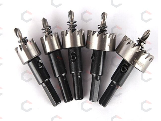 Grąžtų frezų rinkinys skylėms | HSS | 16-30 mm | 5 vnt. (HS5A) 2