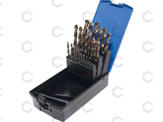 Grąžtų komplektas | HSS-G M35 kobalto plienas | 1 - 13 mm | 26 vnt. (116) Grąžtų komplektas | HSS-G M35 kobalto plienas | 1 - 13 mm | 26 vnt. (116)