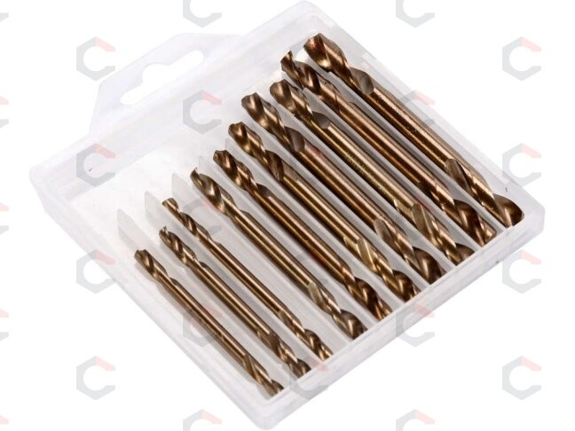 Grąžtų metalui rinkinys | dvipusiai | 3.0-6.0 mm 10 vnt. (YT-40025) Grąžtų metalui rinkinys | dvipusiai | 3.0-6.0 mm 10 vnt. (YT-40025)