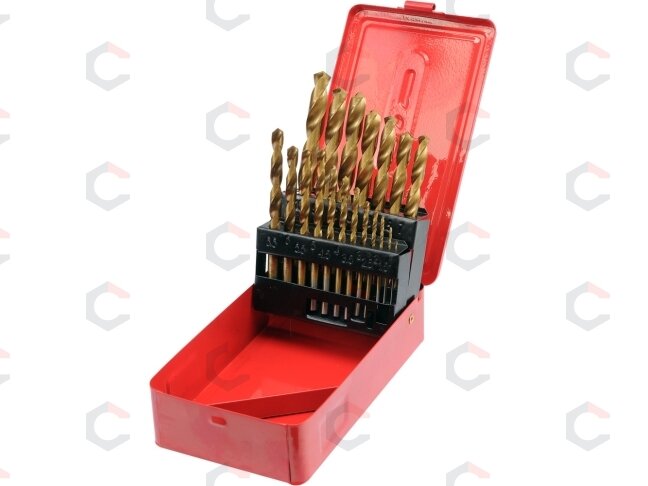 Grąžtų metalui rinkinys | HSS | 1-10 mm | 19 vnt. (22330) Grąžtų metalui rinkinys | HSS | 1-10 mm | 19 vnt. (22330)