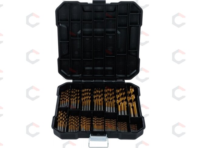 Grąžtų metalui rinkinys | HSS | 1,5 - 10 mm | 92 vnt. (74592) Grąžtų metalui rinkinys | HSS | 1,5 - 10 mm | 92 vnt. (74592)