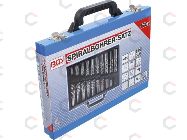 Grąžtų metalui rinkinys | HSS | Ø 1 - 10 mm | 170 vnt. (1995) 2 Grąžtų metalui rinkinys | HSS | Ø 1 - 10 mm | 170 vnt. (1995) 2