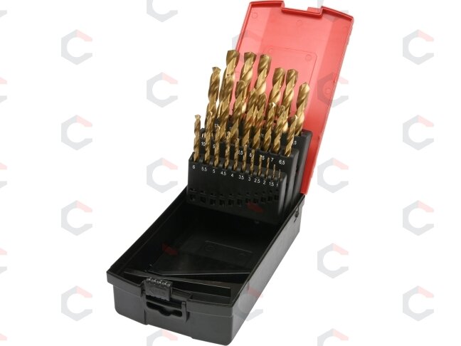 Grąžtų rinkinys | HSS-Titan | 1 - 13 mm | 25 vnt. (YT-44676) Grąžtų rinkinys | HSS-Titan | 1 - 13 mm | 25 vnt. (YT-44676)