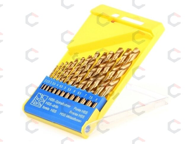 Grąžtų rinkinys | HSS-Titan | 2.0 - 8.0 mm | 13 vnt. (22310) 2 Grąžtų rinkinys | HSS-Titan | 2.0 - 8.0 mm | 13 vnt. (22310) 2