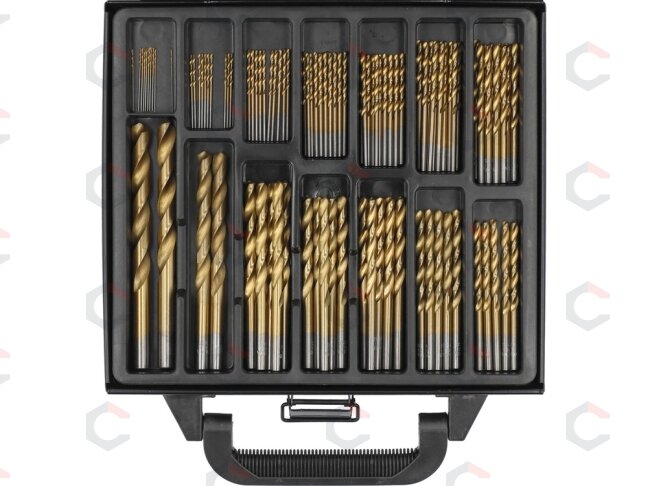 Grąžtų rinkinys metalui | 1.0 - 10 mm | 99 vnt. (YT-44591) 1 Grąžtų rinkinys metalui | 1.0 - 10 mm | 99 vnt. (YT-44591) 1