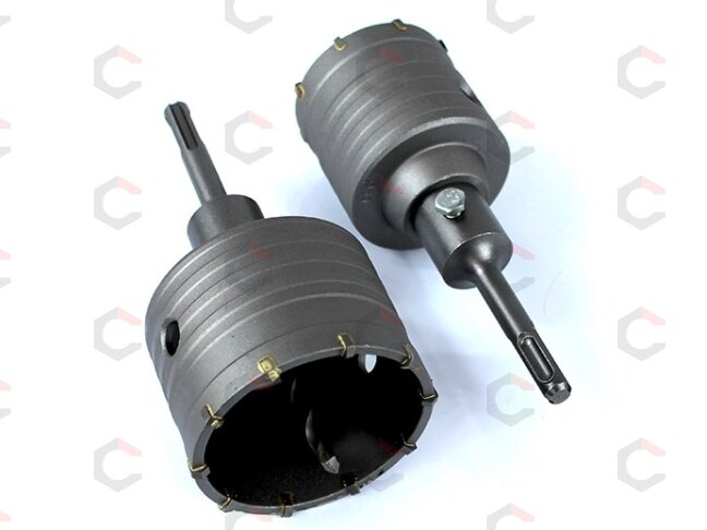 Gręžimo karūnų rinkinys SDS Plus | 65 mm + 80 mm | 2 vnt. (ES20442) 1 Gręžimo karūnų rinkinys SDS Plus | 65 mm + 80 mm | 2 vnt. (ES20442) 1