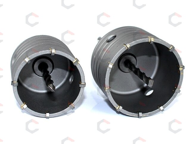 Gręžimo karūnų rinkinys SDS Plus | 65 mm + 80 mm | 2 vnt. (ES20442) Gręžimo karūnų rinkinys SDS Plus | 65 mm + 80 mm | 2 vnt. (ES20442)