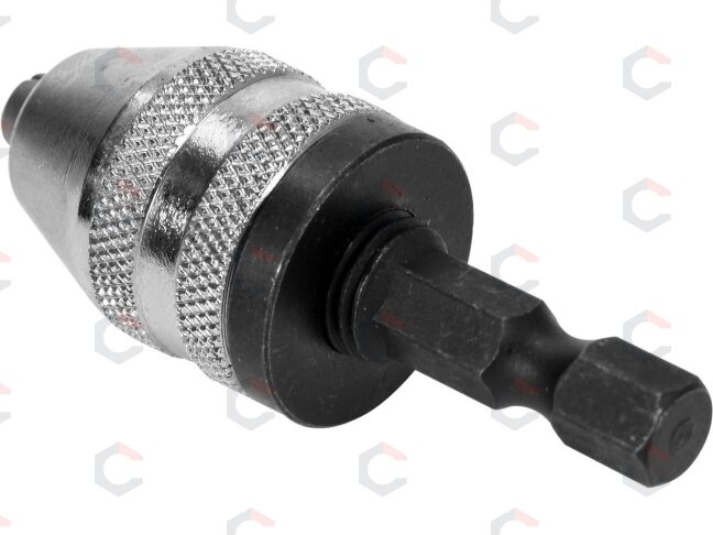 Griebtuvas grąžtams | 0.5-3.0 mm | su 1/4" (6.3mm) antgaliu (YT-04644) 1