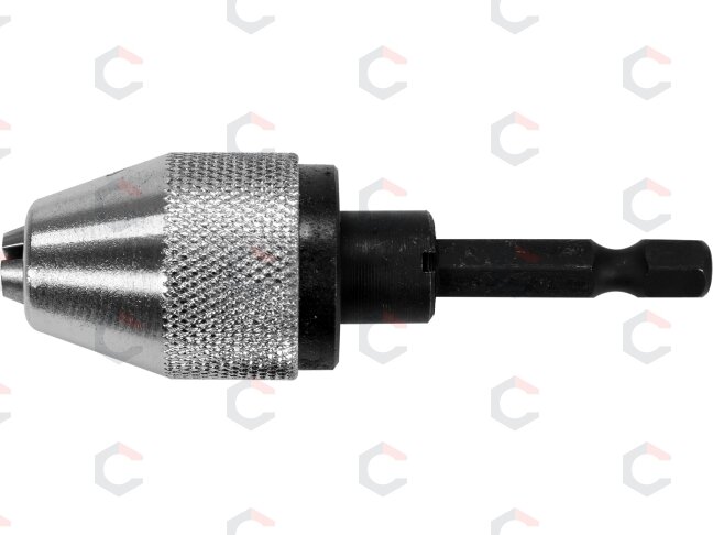 Griebtuvas grąžtams | 0.5-6.5 mm | su 1/4" (6.3mm) antgaliu (YT-04645) 1