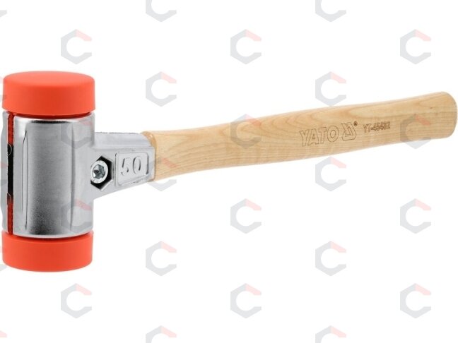 Grindinio plaktukas | hickory rankena | Ø 50 mm | 830 g (YT-45482) Grindinio plaktukas | hickory rankena | Ø 50 mm | 830 g (YT-45482)