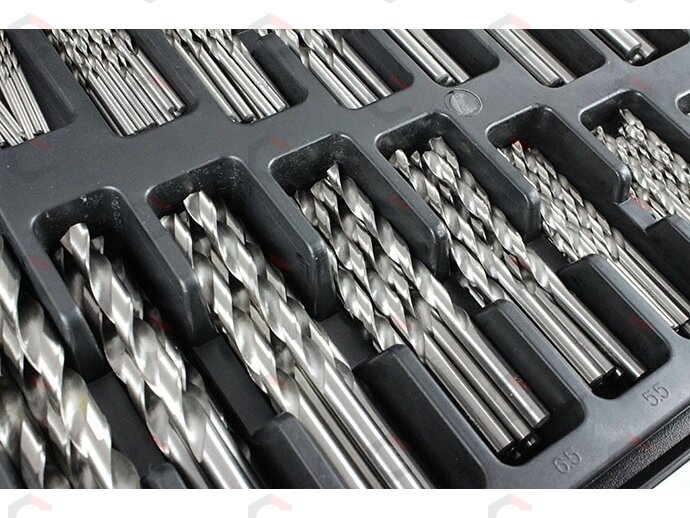 Grąžtų metalui komplektas | HSS | Ø 1 - 10 mm | 170 vnt. (ES-1999) 4 Grąžtų metalui komplektas | HSS | Ø 1 - 10 mm | 170 vnt. (ES-1999) 4