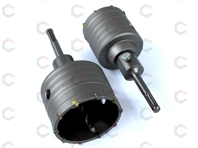 Gręžimo karūnų rinkinys SDS Plus | 65 mm + 80 mm | 2 vnt. (ES20442) 1 Gręžimo karūnų rinkinys SDS Plus | 65 mm + 80 mm | 2 vnt. (ES20442) 1