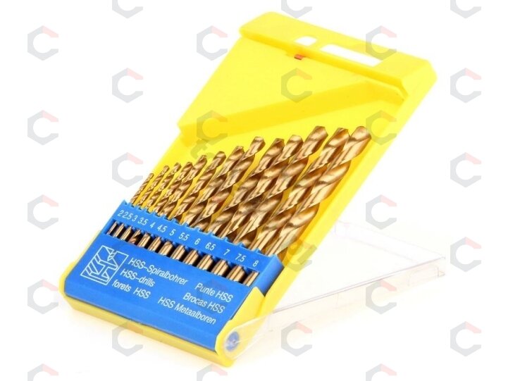 Grąžtų rinkinys | HSS-Titan | 2.0 - 8.0 mm | 13 vnt. (22310) 2 Grąžtų rinkinys | HSS-Titan | 2.0 - 8.0 mm | 13 vnt. (22310) 2