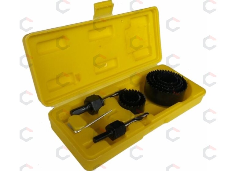 Grąžtų karūnų rinkinys | 25-64 mm | 9 vnt. (EN-5016) Grąžtų karūnų rinkinys | 25-64 mm | 9 vnt. (EN-5016)