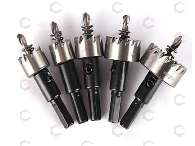 Grąžtų frezų rinkinys skylėms | HSS | 16-30 mm | 5 vnt. (HS5A) 2