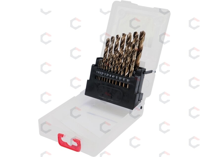 Grąžtų rinkinys | Cobalt-HSS | 1 - 10 mm | 19 vnt. (YT-41604) Grąžtų rinkinys | Cobalt-HSS | 1 - 10 mm | 19 vnt. (YT-41604)
