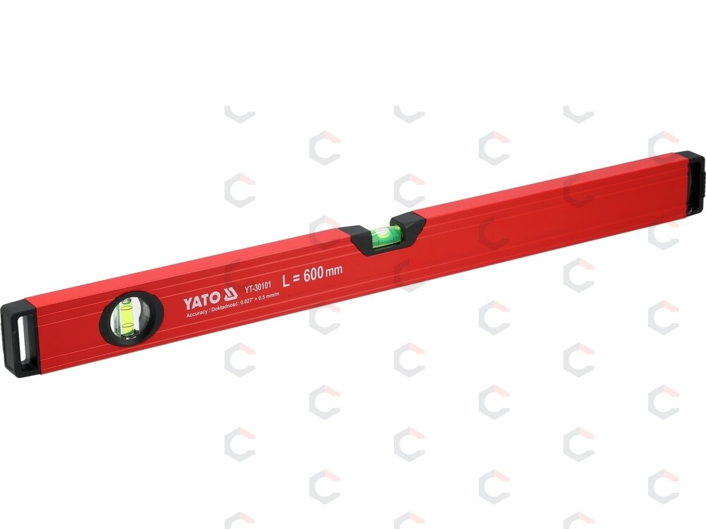 Gulsčiukas aliuminis | BOX level | 600 mm | su rankenėlėmis (YT-30101) Gulsčiukas aliuminis | BOX level | 600 mm | su rankenėlėmis (YT-30101)