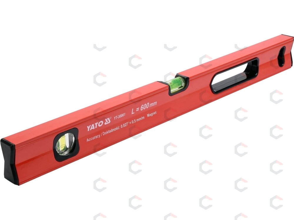 Gulsčiukas aliuminis | magnetinis | 600 mm (YT-30061) Gulsčiukas aliuminis | magnetinis | 600 mm (YT-30061)
