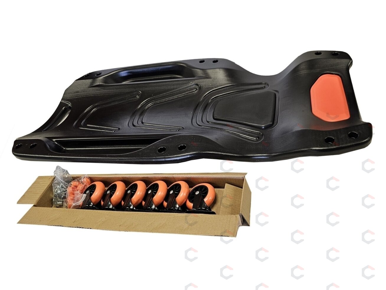 Gultas ant ratukų | profi | 42"| HDPE 100% | su įrankių dėklu (PC42T) 6