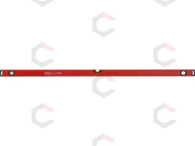 Gulsčiukas aliuminis | BOX level | 1500 mm | su rankenėlėmis | 3 akutės (YT-30115)