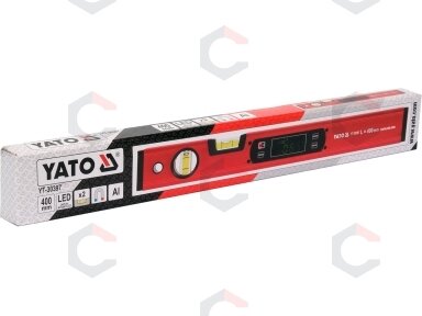 Gulsčiukas skaitmeninis su LED | aliuminis | 400 mm (YT-30397) Gulsčiukas skaitmeninis su LED | aliuminis | 400 mm (YT-30397)