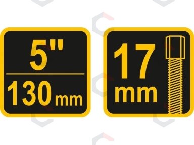 Guolių nuėmėjas lygiagretus 2- kojis | 130 mm (80472) Guolių nuėmėjas lygiagretus 2- kojis | 130 mm (80472)