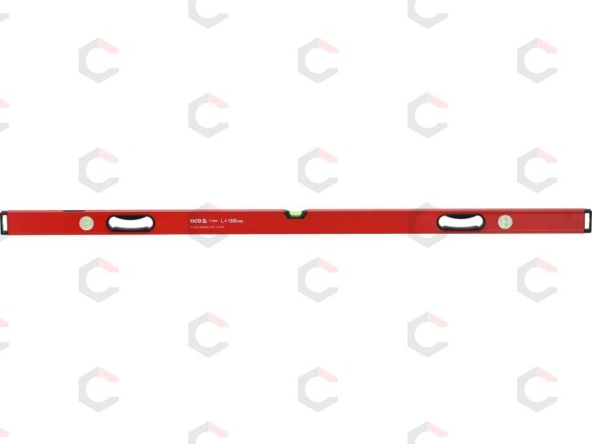 Gulsčiukas aliuminis | BOX level | 1500 mm | su rankenėlėmis | 3 akutės (YT-30085) 1 Gulsčiukas aliuminis | BOX level | 1500 mm | su rankenėlėmis | 3 akutės (YT-30085) 1