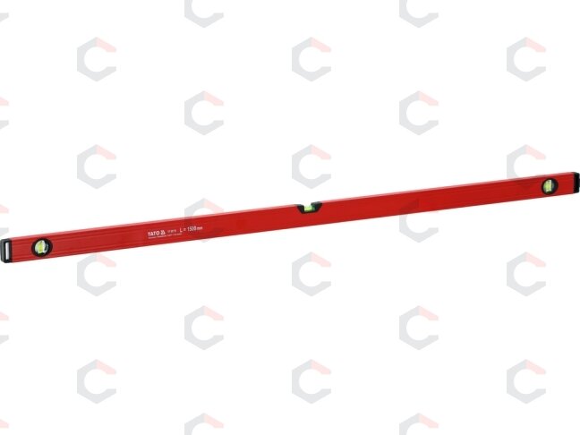 Gulsčiukas aliuminis | BOX level | 1500 mm | su rankenėlėmis | 3 akutės (YT-30115) Gulsčiukas aliuminis | BOX level | 1500 mm | su rankenėlėmis | 3 akutės (YT-30115)